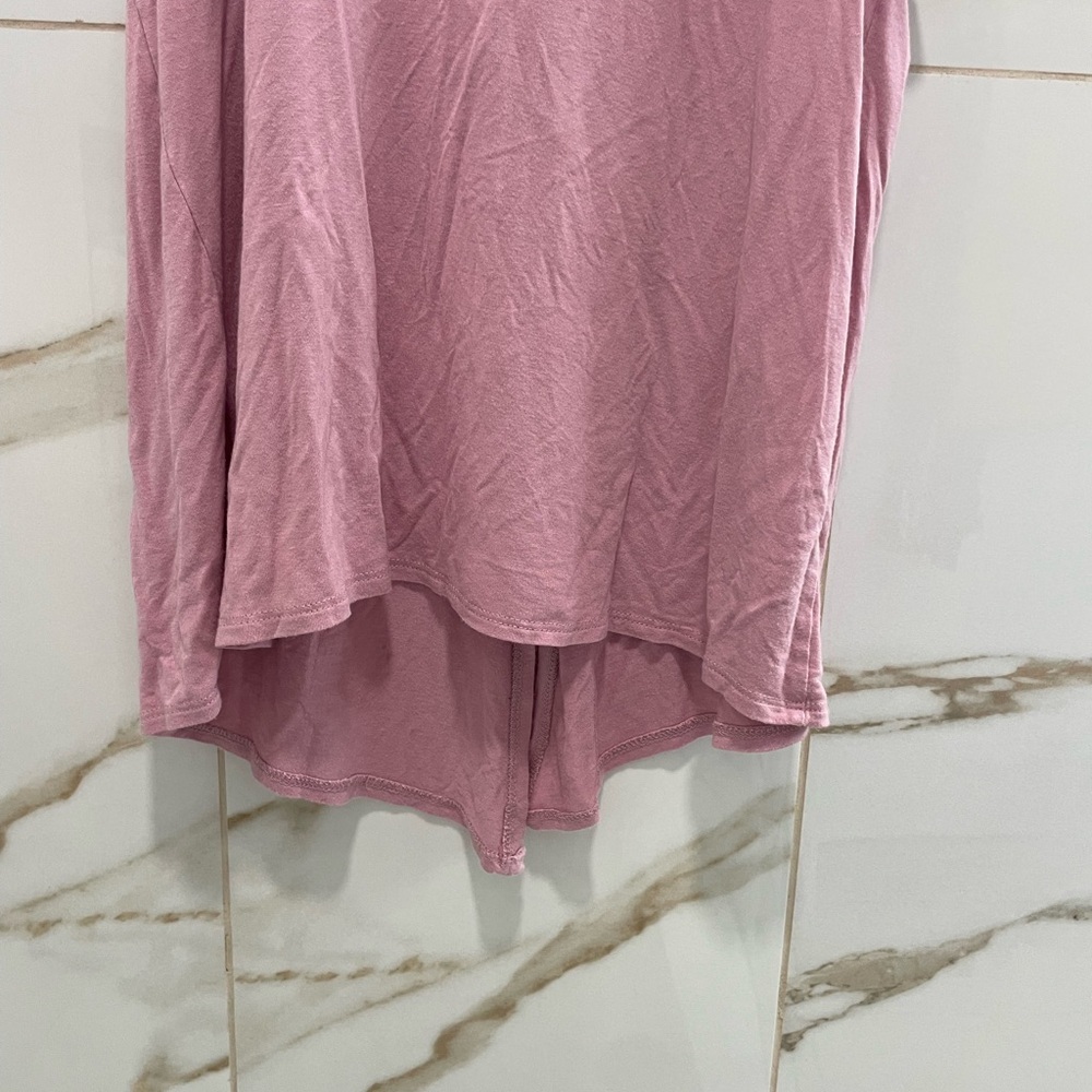 Magic Fit Mauve Sleeveless Tank Top split back rose pink made in USA 🇺🇸😊 M - Picture 5 of 8